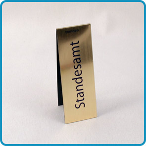 Magnet-Lesezeichen mit Aluminiumoberfläche „Jung“